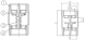 Обратный клапан латунный GENEBRE DN015 (1/2") PN25
