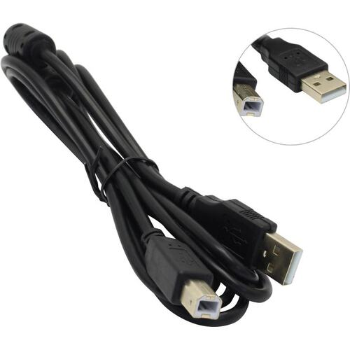 Кабель USB 2.0 A -> B 5bites UC5010-018A 1.8 метра, черный