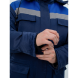 Рабочий зимний костюм БРН-М с полукомбинезоном и светоотражающими элементами