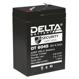 Свинцово-кислотный аккумулятор Delta DT 6045